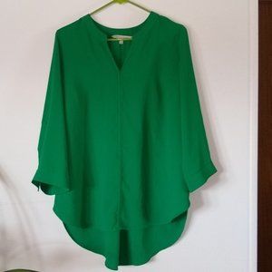 Size 1X 41 Hawthorn Karie Split Neck Blouse